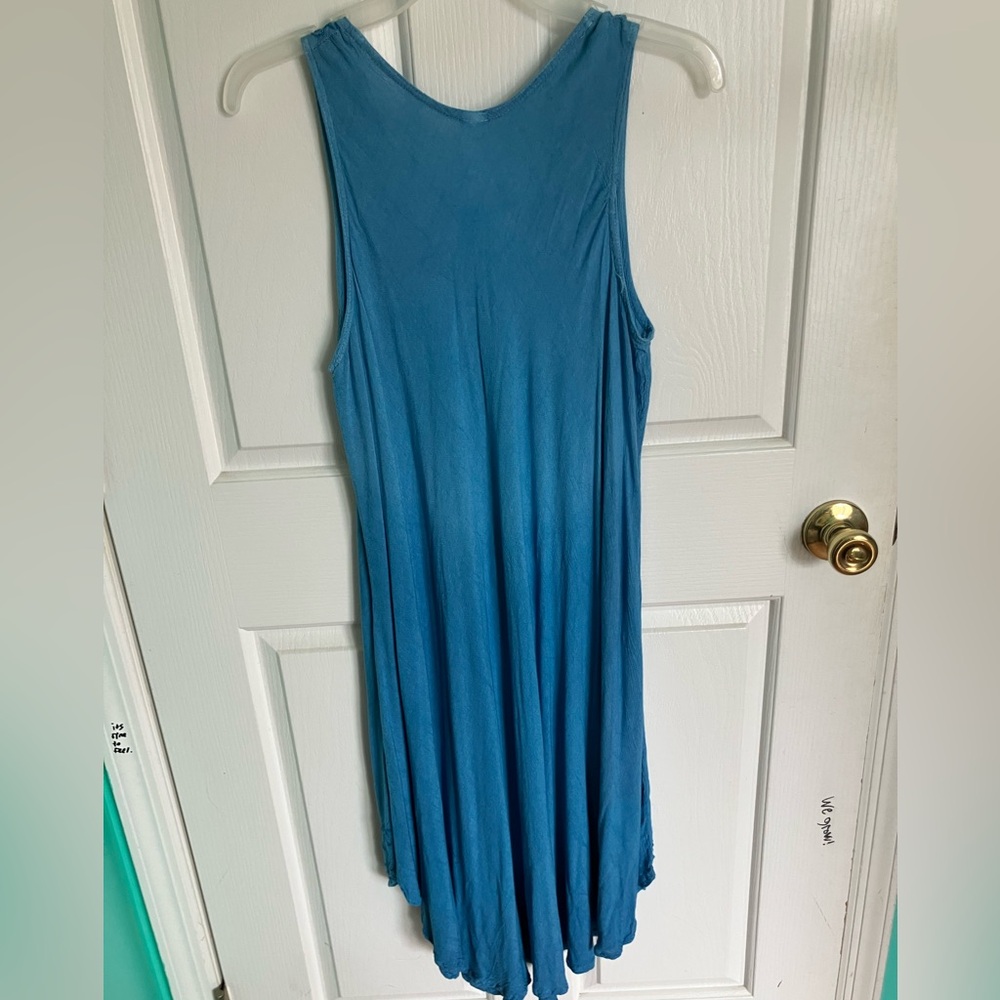 India Boutique Teal Sleeveless Top - Picture 5 of 5